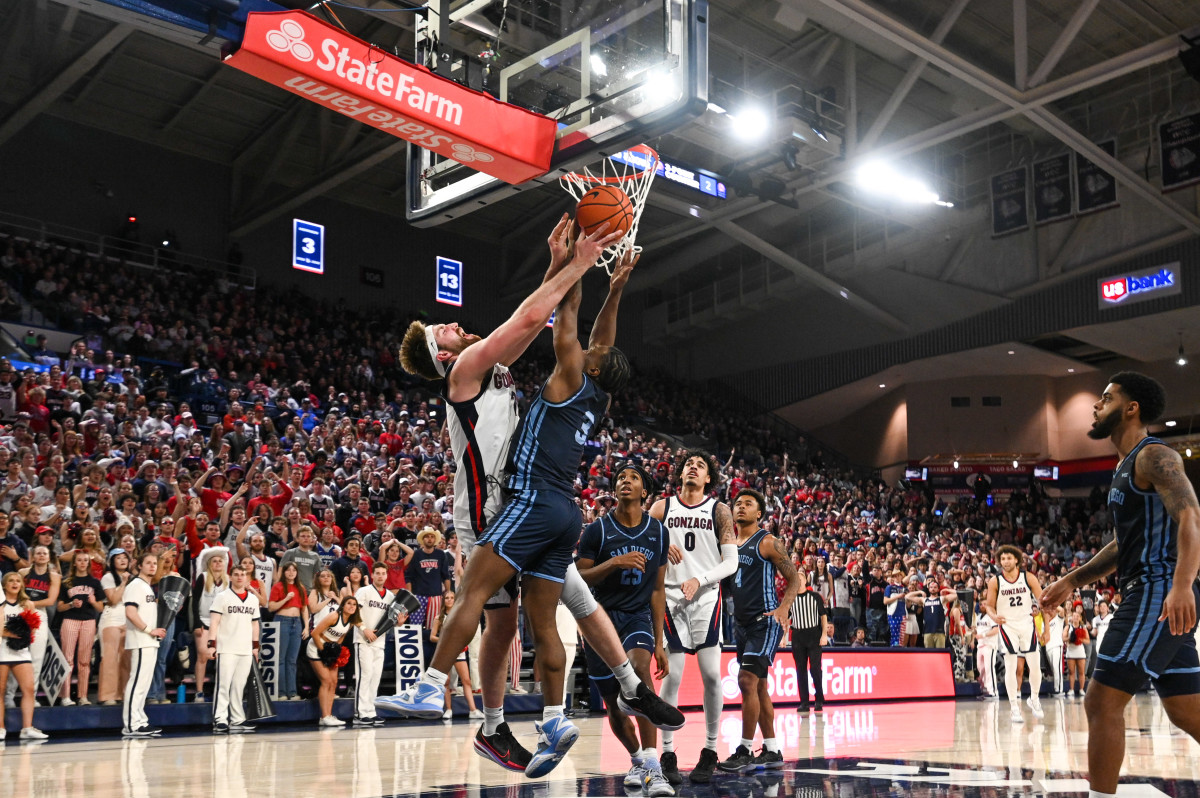 gonzaga san diego wcc basketball 202331